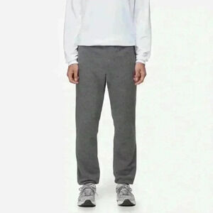 Vintage PATAGONIA Gray Synchilla Fleece Snap T Sweat Pants Made in USA Sz. L